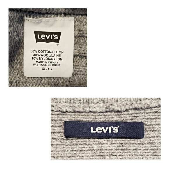 Levi's: Wool Zip-Up Sweater - Picture 3 of 3